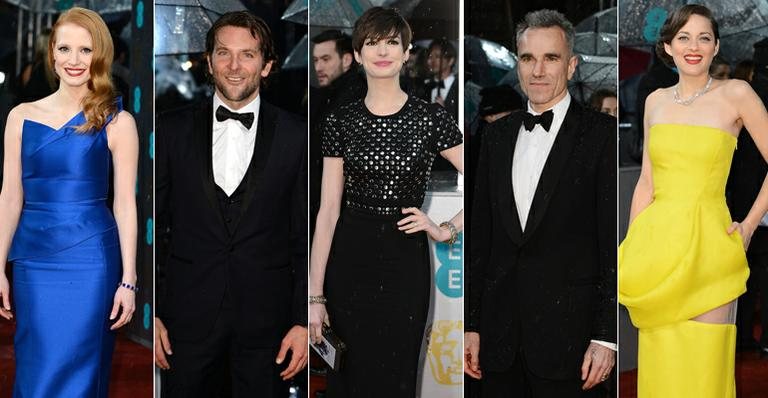 Famosos no red carpet do Bafta - Getty Images