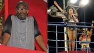 O diretor Spike Lee, que está no Brasil para as filmagens do documentário 'Go, Brazil, Go', acompanhou o  bloco de Daniela Mercury, em Salvador - Rodrigo dos Anjos / AgNews