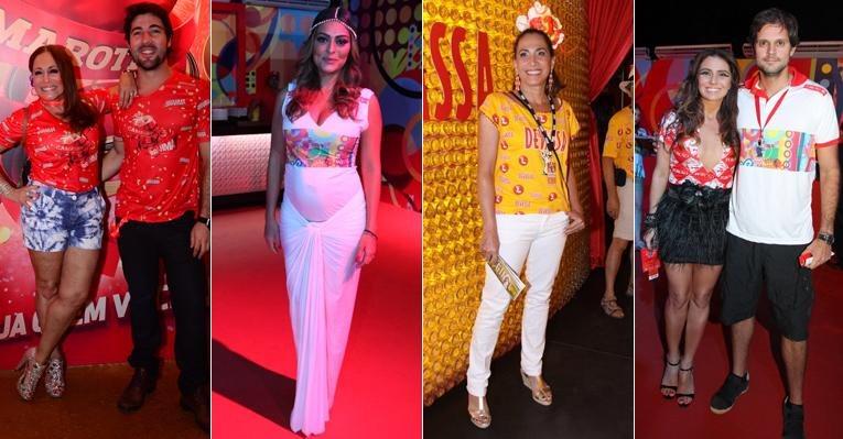 Famosos no carnaval do Rio de Janeiro - Foto Montagem