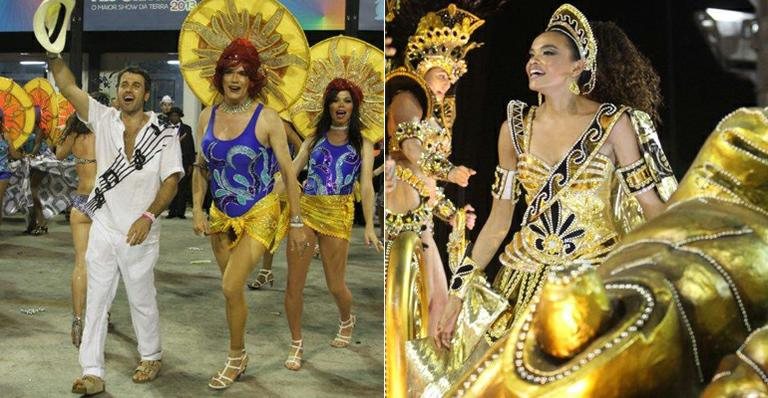 União da Ilha desfila no primeiro dia do Grupo Especial do carnaval no Rio de Janeiro - Anderson Borde/AgNews