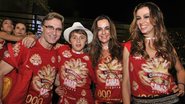 Herson Capri com o filho, Lucas, a mulher Susana Garcia, e Mônica Martelli - Renato Wrobel