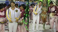 Marcelo Serrado no desfile da São Clemente - Vinícius Eduardo e Anderson Borde / AgNews