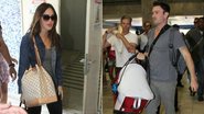 Megan Fox embarca no Rio com Brian Austin Green e o filho, Noah - Delson Silva/ AgNews