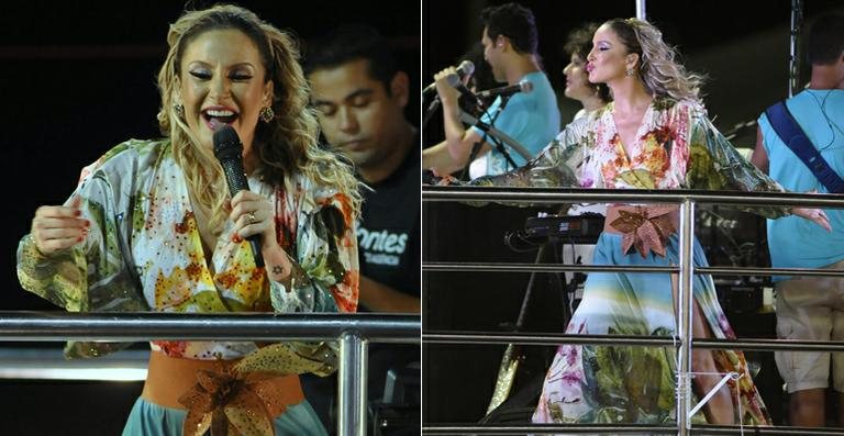 Claudia Leitte no Bloco Largadinho - Francisco Cepeda/AgNews