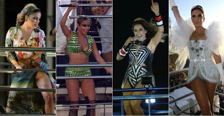 Claudia Leitte, Alinne Rosa, Daniela Mercury e Ivete Sangalo - Arquivo