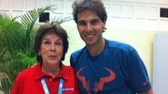 Rafael Nadal tieta Maria Esther Bueno em São Paulo - Reprodução/Facebook