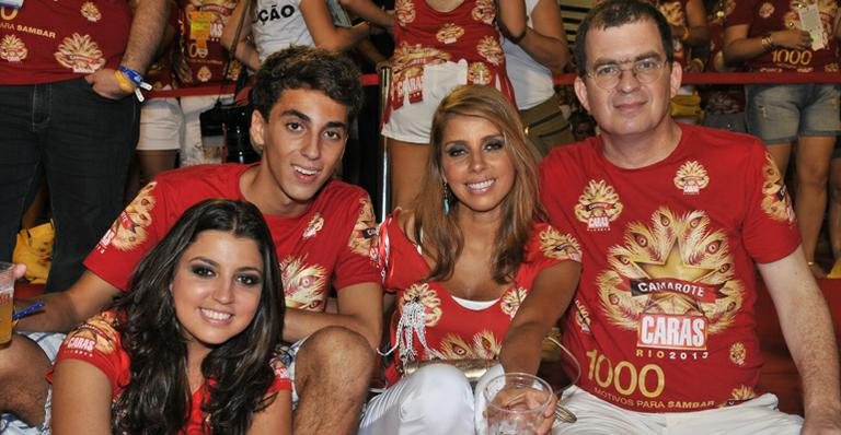 Marcos Schechtman e Paula Pereira com os filhos, Julia e Daniel - Renato Wrobel