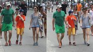 Harrison Ford passeia com a família pela orla de Ipanema, Rio de Janeiro - Delson Silva/AgNews