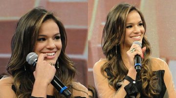 Bruna Marquezine participa do Domingão do Faustão - Domingão do Faustão / TV Globo)