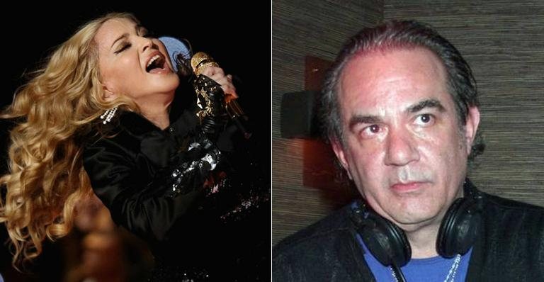 Madonna lamenta morte de ex-affaire e revelador de sua carreira, o DJ Mark Kamins - Foto-montagem