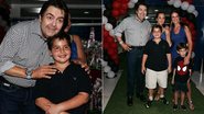 Faustão com o filho João Guilherme e com a família - Manuela Scarpa / Foto Rio News