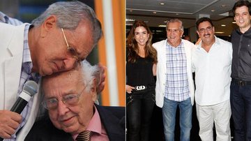 Carlos Alberto de Nóbrega recebe elenco do SBT e o tio, Fernando da Nóbrega, no centenário de seu pai, Manoel da Nóbrega - Leo Franco / Agnews