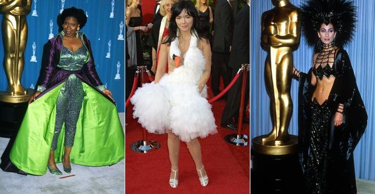 Whoopi Goldberg, Björk e Cher - Getty Images