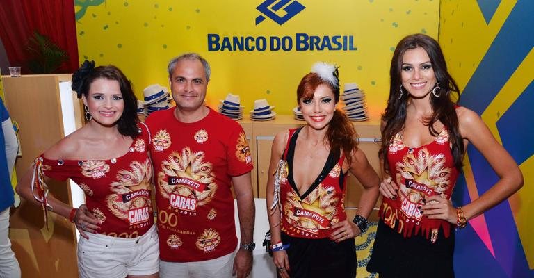 O casal Nanda Ziegler e Alexandre Avancini, Simone Soares e a Miss Brasil 2012, Gabriela Markus. - Renato Velasco