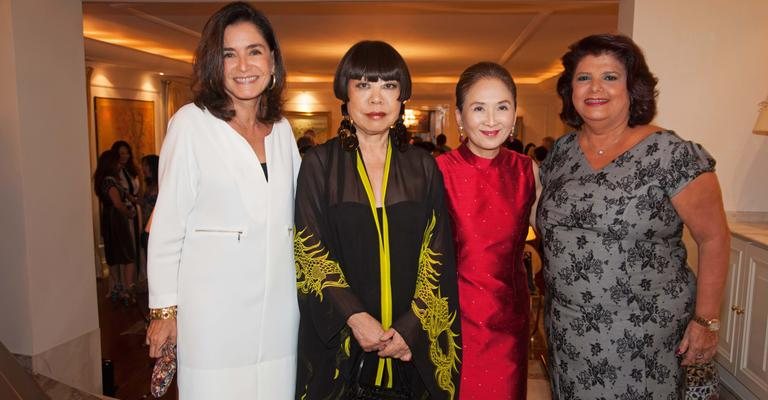 Gloria Kalil, Junko Koshino, Chieko Aoki e Luiza Helena Trajano. - Marco Pinto Savona