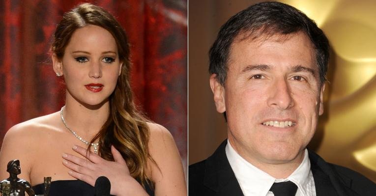 Jennifer Lawrence e o diretor David O. Russell - Getty Images