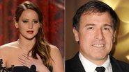 Jennifer Lawrence e o diretor David O. Russell - Getty Images