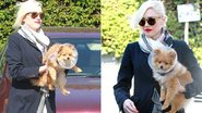 Gwen Stefani se seu pequeno Lulu da Pomerânia - Splash News splashnews.com