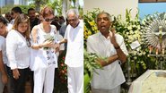 Gilberto Gil vai ao enterro da mãe, Dona Claudina, com o neto Francisco, a filha Preta Gil e a mulher, Flora Gil - Vaner Casaes e Paula Fróes/Ag. BAPress/Folhapress;