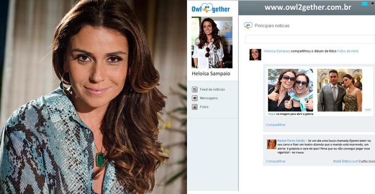 Morena vai deixar pistas para Helô em rede social; público poderá acompanhar as novidades na página da delagada - TV Globo/Raphael Dias e Reprodução