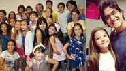 Elenco de 'Chiquititas' se reúne nos bastidores da novela. À direita, Guilherme Boury e Júlia Gomes - Instagram/Reprodução