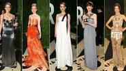 Jennifer Lawrence, de Calvin Klein. Elizabeth Banks, de Alexander McQueen. Natalie Portman, de Dior. Anne Hathaway, de Yves Saint Laurent. Alessandra Ambrosio, de Zuhair Murad - Reuters