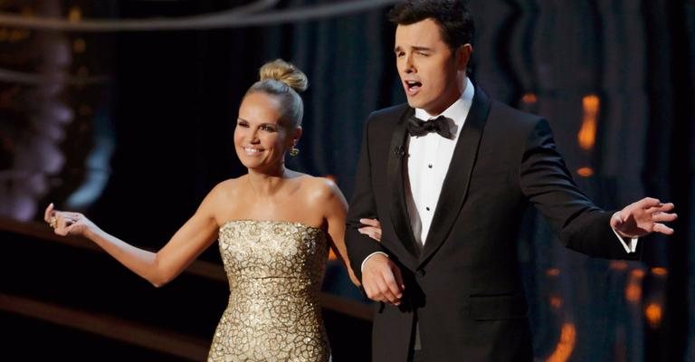 Kristin Chenoweth e Seth Macfarlane: humor - Mario Anzuoni/Reuters