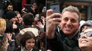 Luciano Huck: rodeado por fãs em Nova York - Splash News