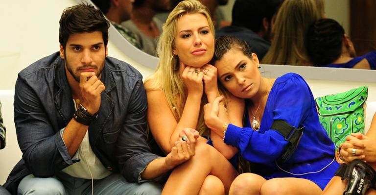 Marcello, Fernanda e Kamilla - TV Globo