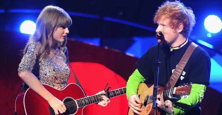 Taylor Swift e Ed Sheeran - Getty Images