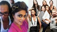 Juliana Paes com equipe de ensaio fotográfico para campanha publicitária - Reprodução/ Instagram