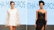 Mariana Rios usou vestidos de noiva polêmicos no desfile de Martha Medeiros. Você se casaria de preto? - ©Samuel Chaves/S4 PHOTOPRESS