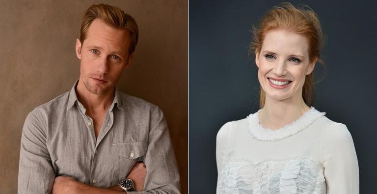 Alexander Skarsgard e Jessica Chastain - Getty Images