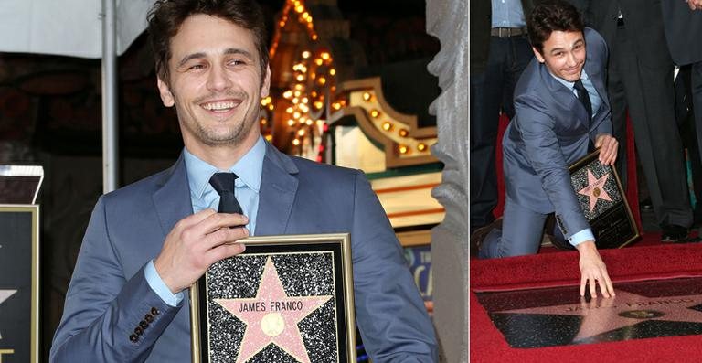 James Franco na Calçada da Fama de Hollywood - Getty Images