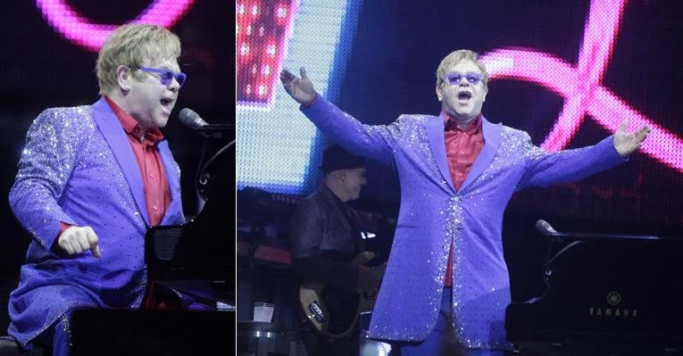 Elton John se apresenta no Mineirão, em Belo Horizonte - Fred Pontes / Divulgação