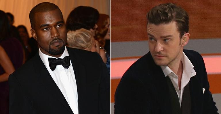 Kanye West e Justin Timberlake - Getty Images