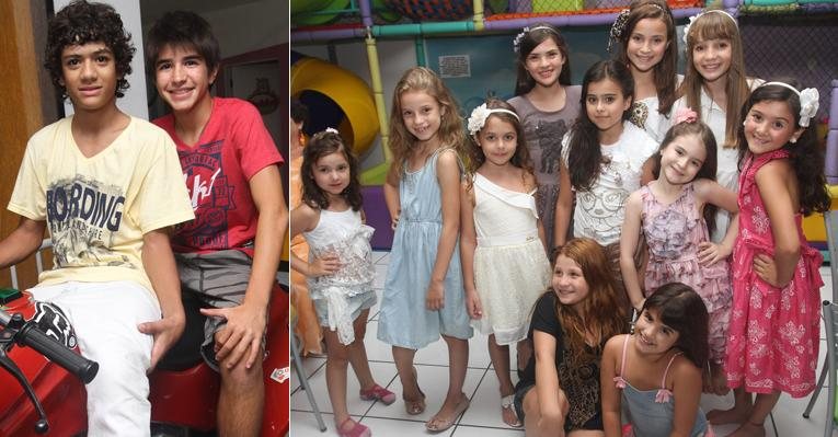 Elenco mirim de 'Chiquititas' festeja aniversário da atriz Amanda Furtado em São Paulo - Leo Franco / Agnews