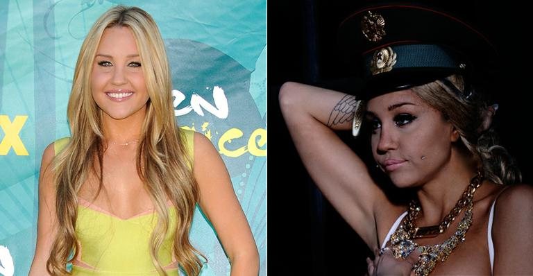 Amanda Bynes de 2009 X Amanda Bynes de 2013 - Getty Images/ Reprodução