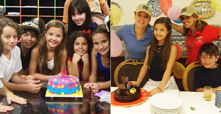 Julia Gomes comemora aniversário de 11 anos por duas vezes - Divulgação