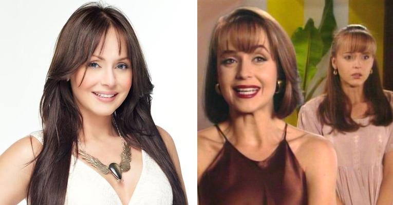 Gabriela Spanic, a intérprete das gêmeas Paola e Paulina, em 'A Usurpadora', virá ao Brasil para participar do programa 'Domingo Legal' - Divulgação/Reprodução