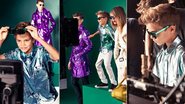 Romeo Beckham nos bastidores da campanha da grife Burberry - Reprodução / Facebook