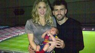 Shakira leva Milan a jogo de Gerard Piqué - Reprodução/Twitter