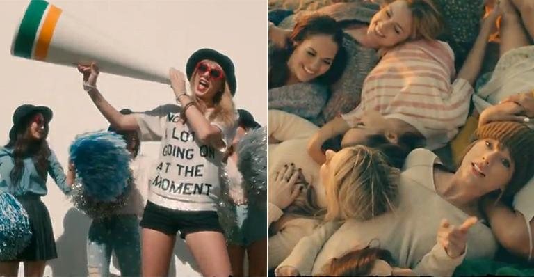 Taylor Swift e suas melhores amigas no clipe da música '22' - Reprodução