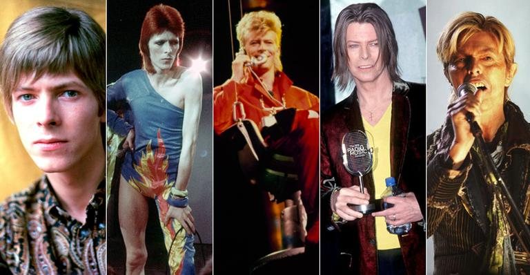 A evolução no estilo de David Bowie - Getty Images