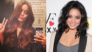 Vanessa Hudgens coloca megahair e mostra foto para os fãs - Reprodução / Instagram; Getty Images