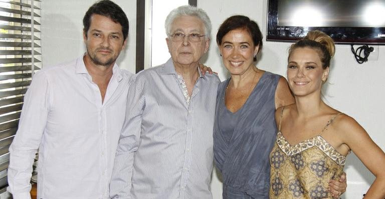 Marcelo Serrado, Aguinaldo Silva, Lília Cabral e Carolina Dieckmann - Felipe Assumpção / AgNews