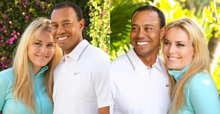 Tiger Woods e Lindsay Vonn - Reprodução/Facebook