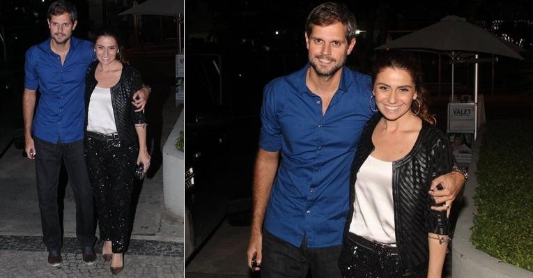 Giovanna Antonelli comemora aniversário com o marido Leonardo Nogueira no Rio de Janeiro - Delson Silva / AgNews