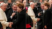 Presidente Dilma Rousseff cumprimenta Papa Francisco no Vaticano - Roberto Stuckert Filho / PR