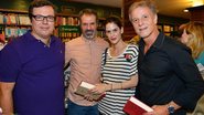 João Emanuel, autor de Avenida Brasil, com Ricardo Waddington, Luiza Mariani e Marcello Novaes. - Paulo Mumia